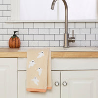 Tossed Ghosts 2-Piece Hand Towel Set, Taupe