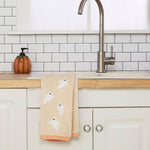 Tossed Ghosts 2-Piece Hand Towel Set, Taupe