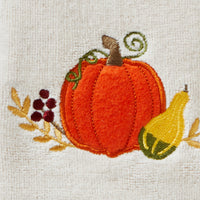 Traditional Pumpkin 2-Piece Hand Towel Set, Natural