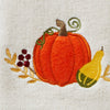 Traditional Pumpkin 2-Piece Hand Towel Set, Natural