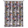 Trick Or Treat Pets Shower Curtain, Gray/Multi