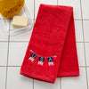 USA Banner 2-Piece Hand Towel Set, Red
