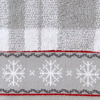 Whistler Plaid Jacquard Bath Towel, Gray/Multi