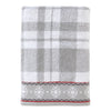 Whistler Plaid Jacquard Bath Towel, Gray/Multi