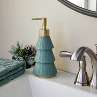 Winter Pines Lorion/Soap Dispenser, Green