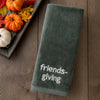 Friendsgiving 2-Piece Hand Towel Set, Green