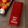 Let's Get Basted 2-Piece Hand Towel Set, Spice