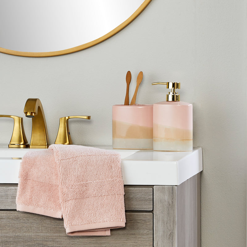 Alanya Lotion/Soap Dispenser, Blush