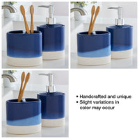 Alanya Lotion/Soap Dispenser, Indigo
