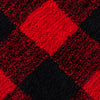 Buffalo Check Rug, Red/Black, Detail