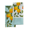 Vern Yip by SKL Home Citrus Grove 2-Piece Dish Towel Set, Aqua/Multi