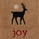 Cozy Home 2-Piece Hand Towel, embroidery detail