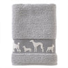 Vern Yip by SKL Home Dog Daze Bath Towel, Gray