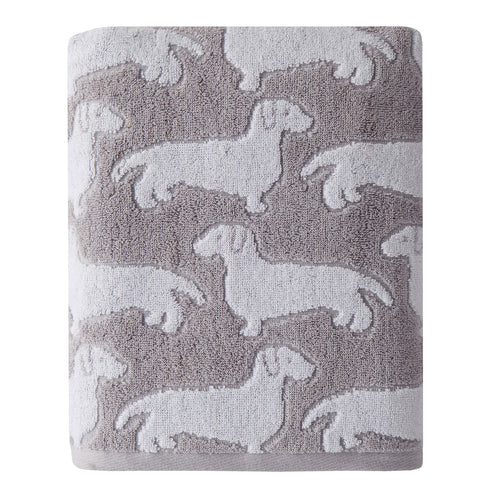 Dog Bath Towel, Gray