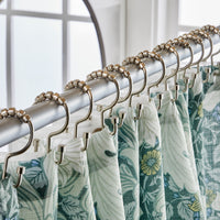 Double Hang Shower Curtain Hooks, Chrome