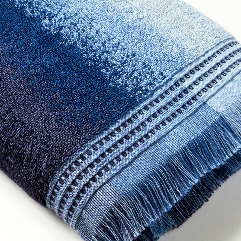 Eckhart Stripe Bath Towel, Blue, detail