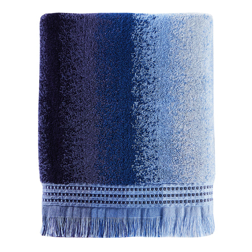 Eckhart Stripe Bath Towel, Blue
