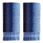 Eckhart Stripe 2-piece Hand Towel Set, Blue