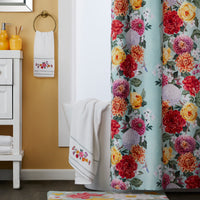 Vern Yip by SKL Home Floral Totem Bath Towel, White/Multi