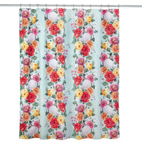 Vern Yip by SKL Home Floral Totem Fabric Shower Curtain, Multi