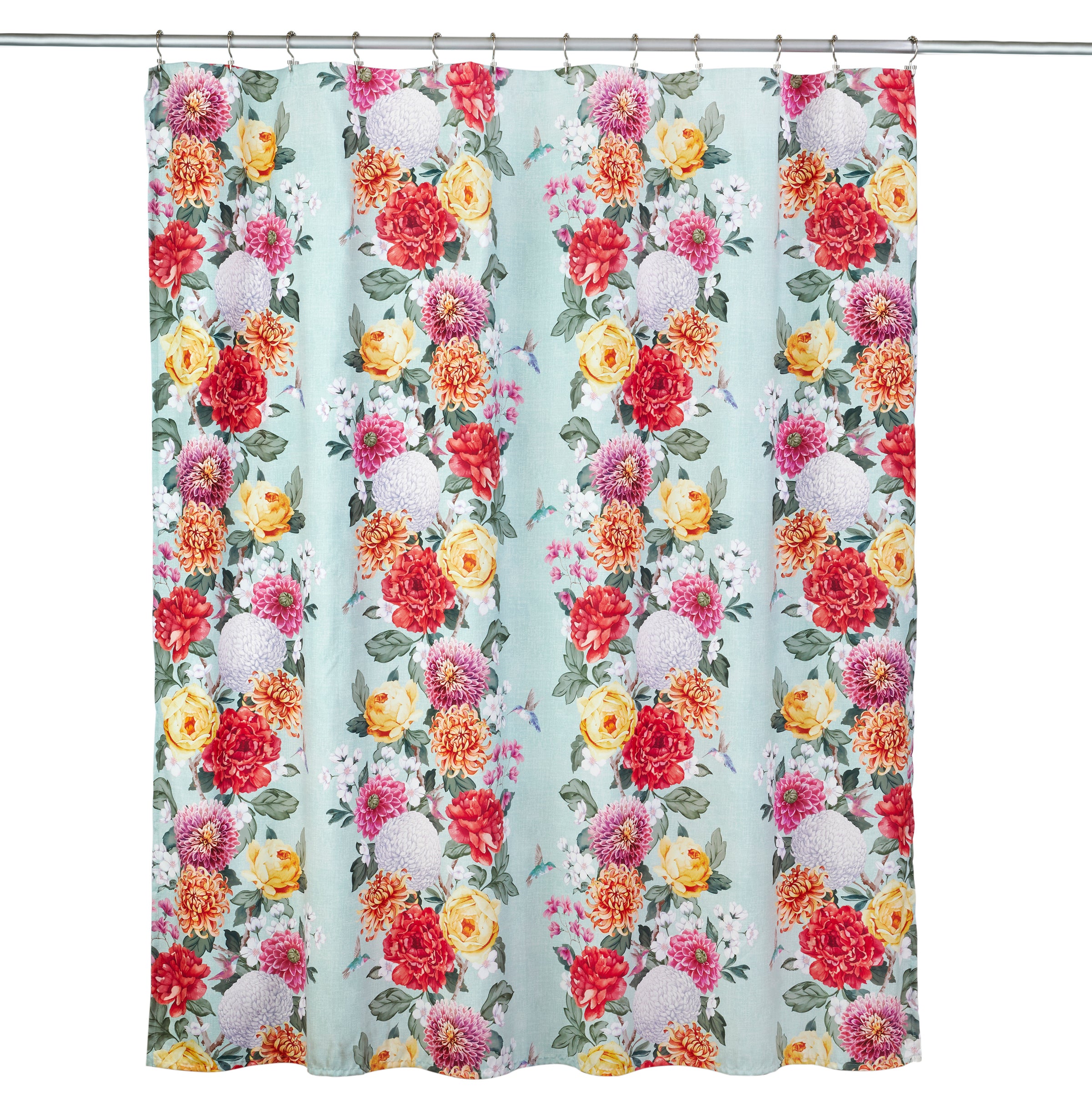 Vern Yip by SKL Home Floral Totem Fabric Shower Curtain, Multi
