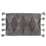 Geo Diamond Rug, Charcoal