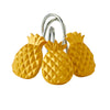 Gilded Pineapple Curtain Hooks, Gold
