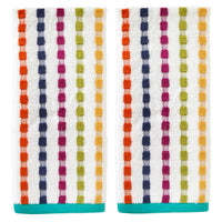 Good Vibes 2-Piece Hand Towel Set, Multi