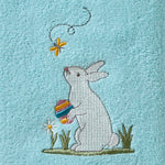 Holidays 6-Piece Hand Towel, Bunny detail