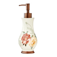 Holland Floral Lotion/Soap Dispenser, Natural/Multi
