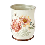 Holland Floral Wastebasket, Natural/Multi