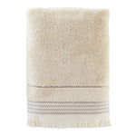 Jude Fringe Bath Towel, Beige