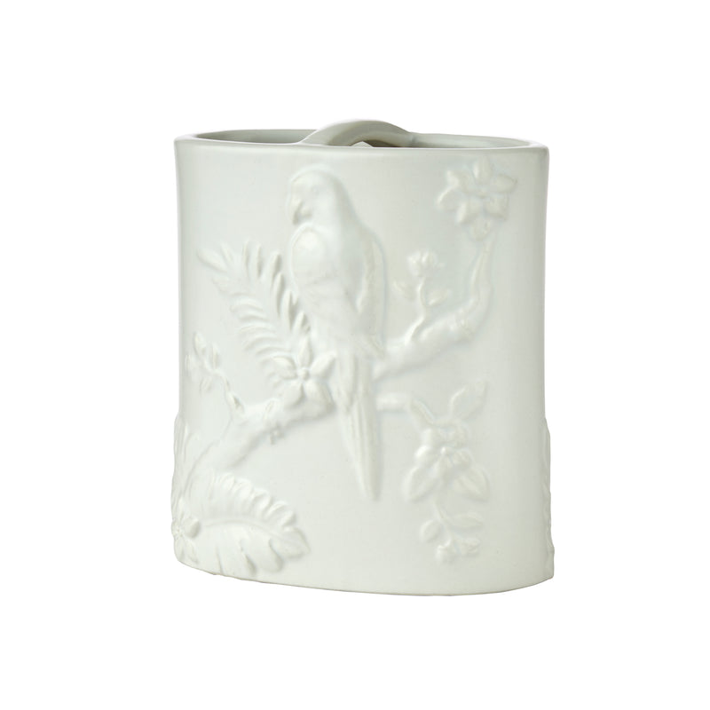 Vern Yip by SKL Home Jungle Cats Toothbrush Holder, White