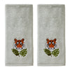 Vern Yip by SKL Home Jungle Cats Tiger 2-Piece Hand Towel Set, Gray