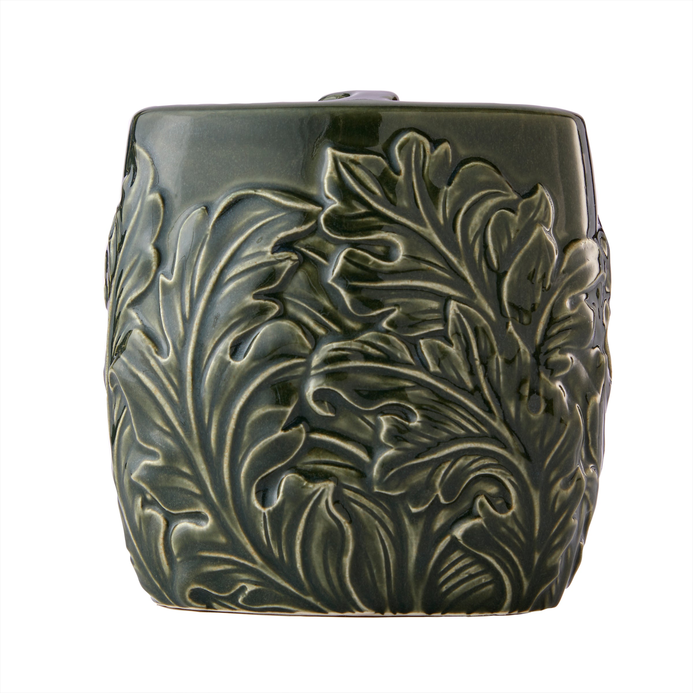Vern Yip by SKL Home London Floral Toothbrush Holder, Dark Green