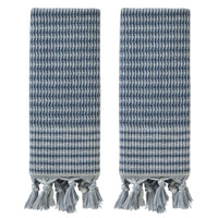 Longborough 2-piece Hand Towel Set, Denim