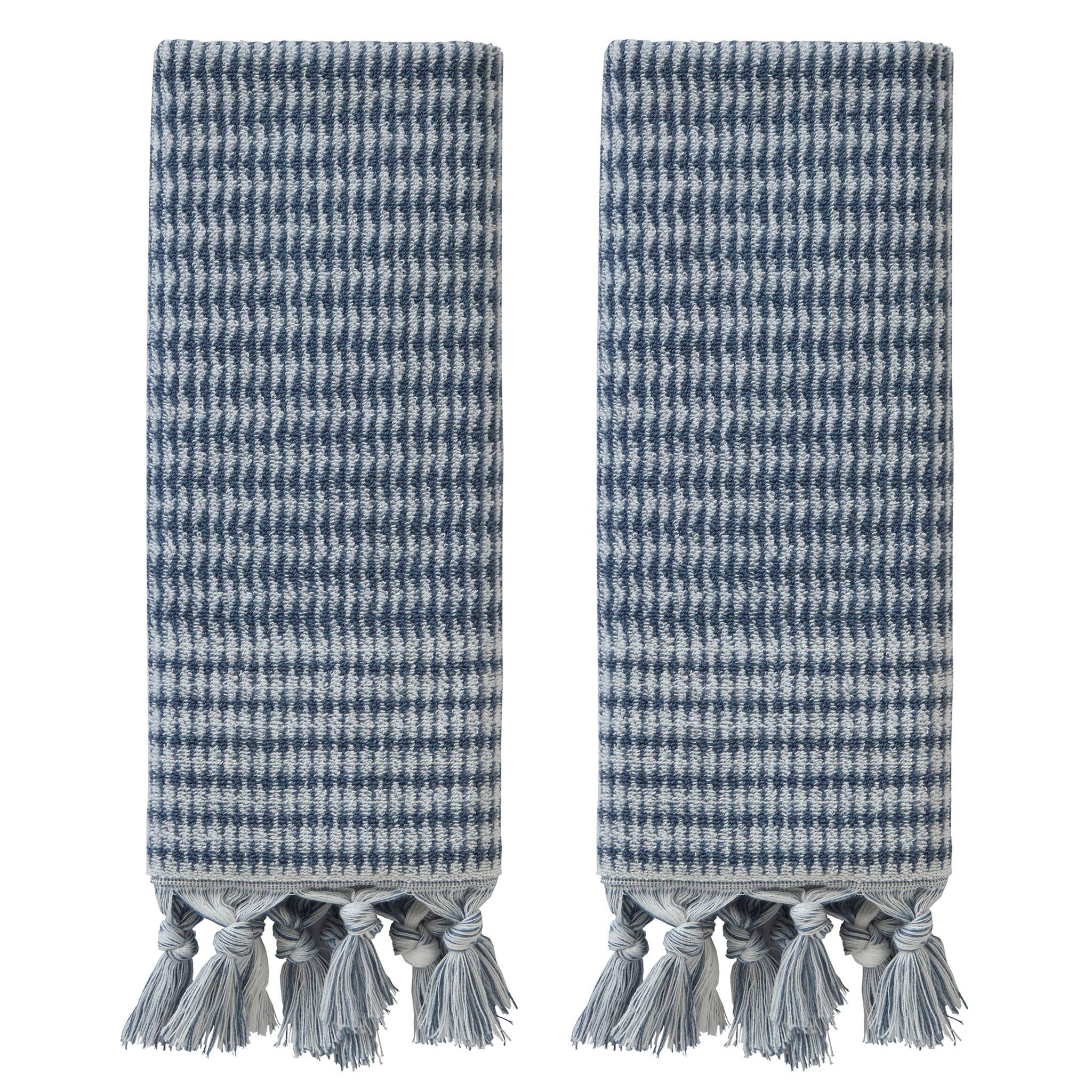 Longborough 2-piece Hand Towel Set, Denim