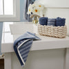 Longborough 4-piece Washcloth Set, Denim, Lifestyle