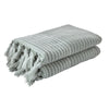 Longborough Bath Towel, Sage, stack