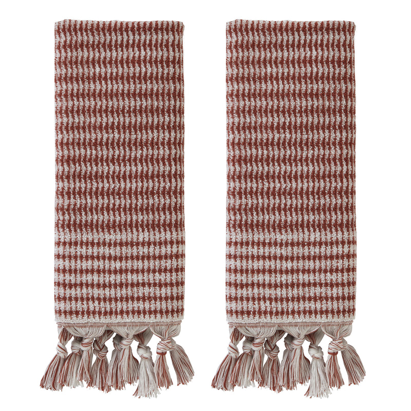 Longborough 2-piece Hand Towel Set, Spice