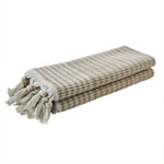 Longborough 2-piece Hand Towel Set, Tan, stack