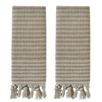 Longborough 2-piece Hand Towel Set, Tan