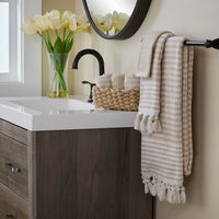 Longborough Tan Towels, lifestyle