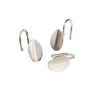 Loop Shower Curtain Hooks, Chrome