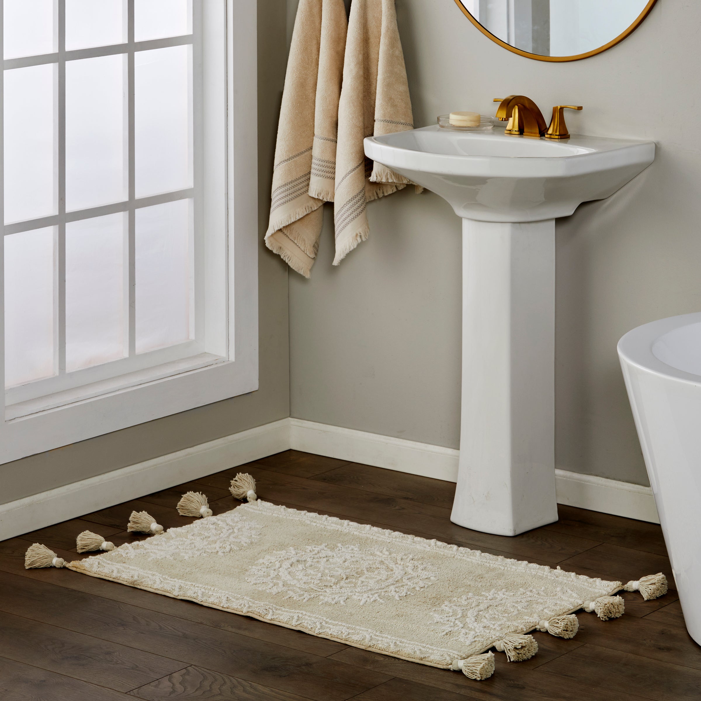 Medallia Large Rug, Natural