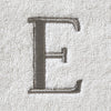 Casual Monogram “E” Cotton Bath Towel, White