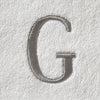 Casual Monogram “G” Cotton Bath Towel, White