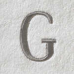 Casual Monogram “G” Cotton Bath Towel, White