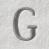 Casual Monogram “G” 2-Piece Cotton Hand Towel Set, White