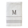 Casual Monogram “M” Cotton Bath Towel, White